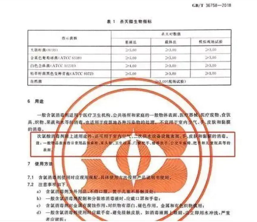 次氯酸發生器國標