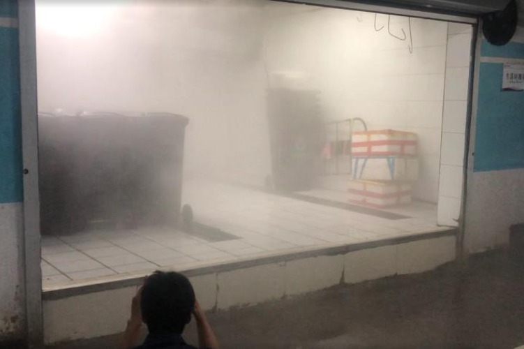 次氯酸發(fā)生器搭配霧化設(shè)備，助力垃圾處理站除臭